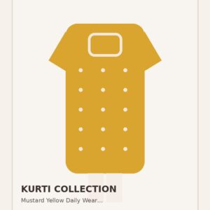 Mustard Yellow Daily Wear Kurti