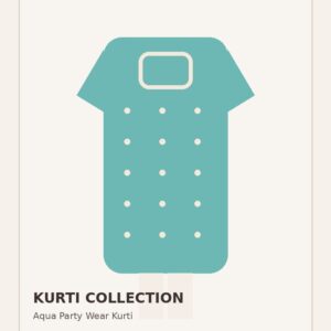 Aqua Party Wear Kurti