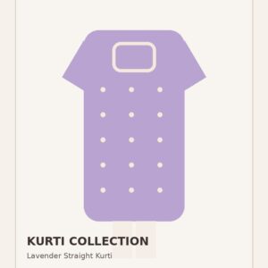Lavender Straight Kurti